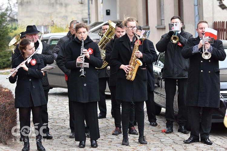 Obchody 100. rocznicy odzyskania niepodległości przez Polskę w Strzegomiu