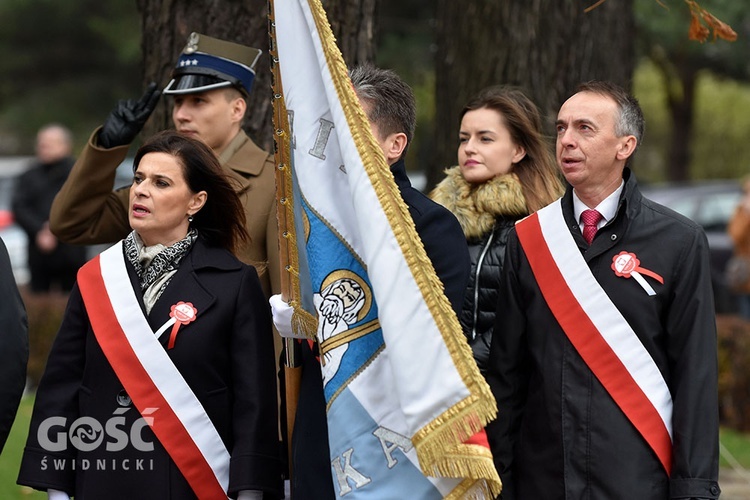 Obchody 100. rocznicy odzyskania niepodległości przez Polskę w Strzegomiu