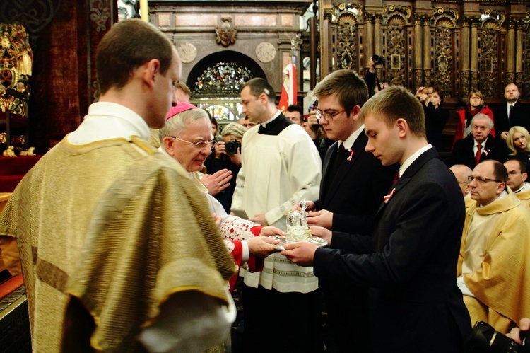 Poświęcenie monstrancji "Lumen Gentium"