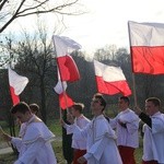 Odsłonięcie pomnika Niepodległości w Jodłowej