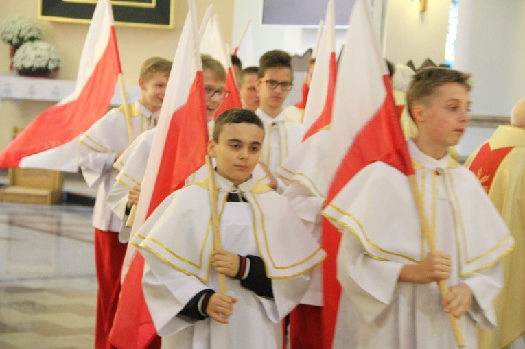 Odsłonięcie pomnika Niepodległości w Jodłowej