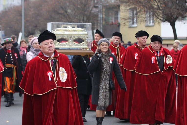 Uroczystości ku czci św. Wiktorii w Łowiczu - procesja