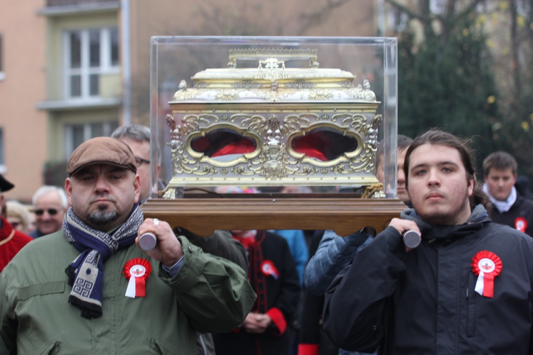 Uroczystości ku czci św. Wiktorii w Łowiczu - procesja