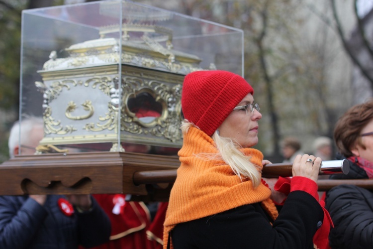 Uroczystości ku czci św. Wiktorii w Łowiczu - procesja