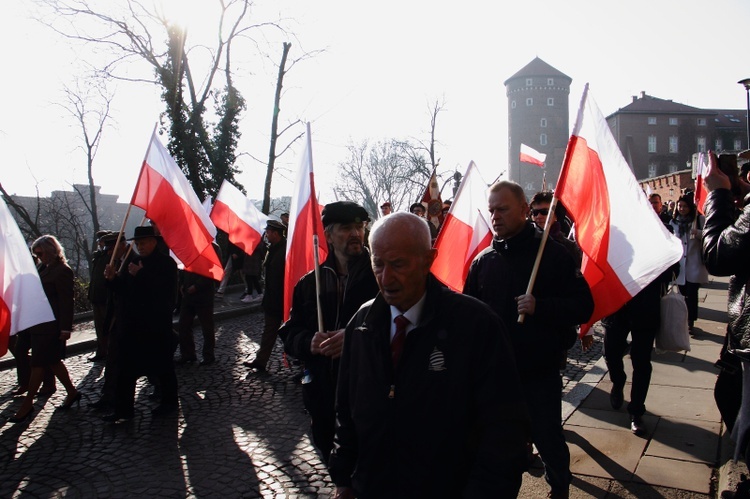 Krakowskie obchody 100. rocznicy odzyskania niepodległości 11.11.2018