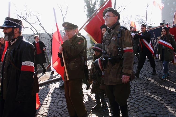 Krakowskie obchody 100. rocznicy odzyskania niepodległości 11.11.2018