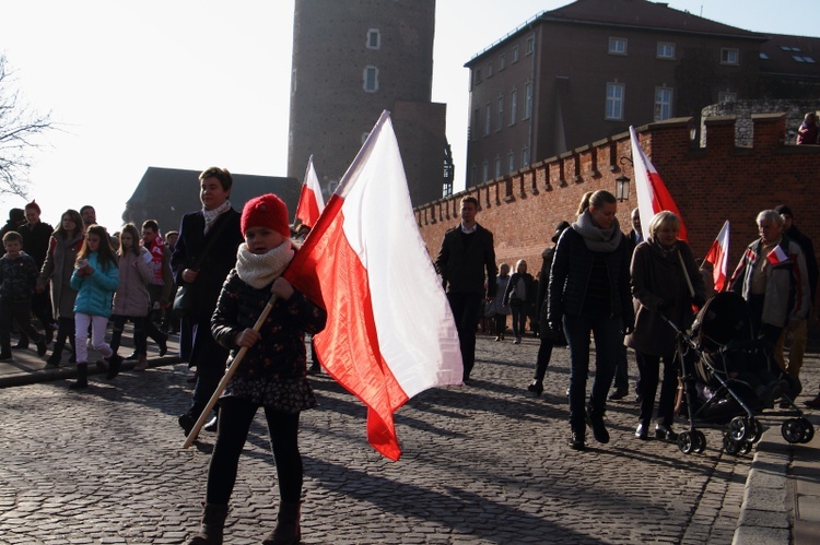 Krakowskie obchody 100. rocznicy odzyskania niepodległości 11.11.2018