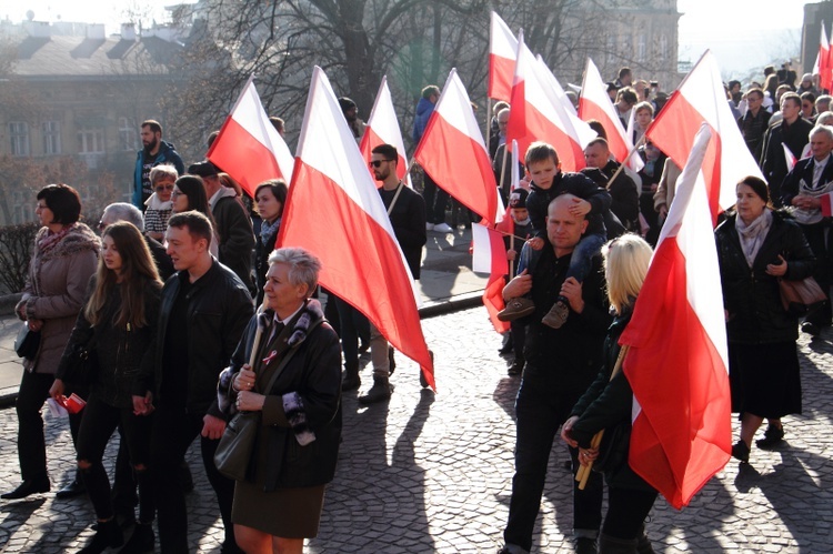 Krakowskie obchody 100. rocznicy odzyskania niepodległości 11.11.2018