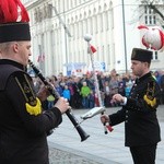 Uroczystości pod pomnikiem Piłsudskiego  