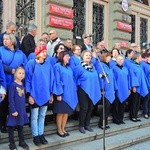 Bielszczanie odśpiewali hymn na placu Ratuszowym