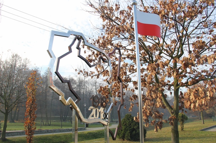 Pomniki niepodległości Polski w Tychach i Mszanie