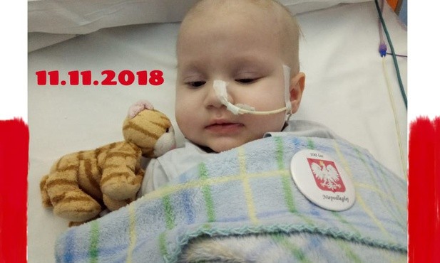 Marysia 100. rocznicę niepodległości Polski świętowała w rzymskim szpitalu