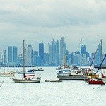 Ciudad de Panamá – widok od strony portu.