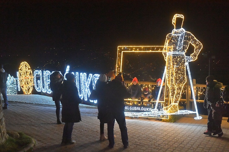 Na Gubałówce już zimowa sceneria