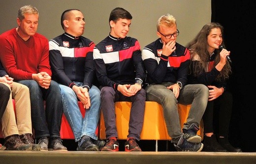 Rowerzyści RW w żywieckim MCK