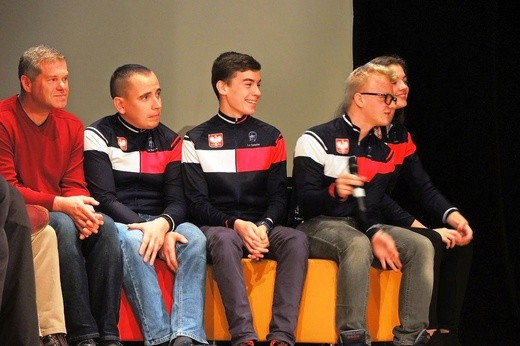 Rowerzyści RW w żywieckim MCK