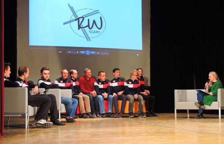 Rowerzyści RW w żywieckim MCK