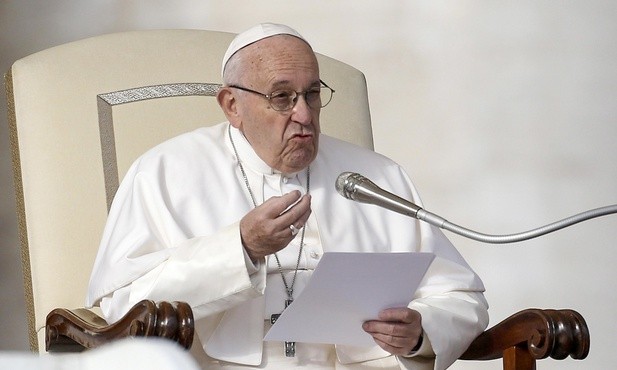 Franciszek na audiencji generalnej pozdrowił Polaków ze Lwowa