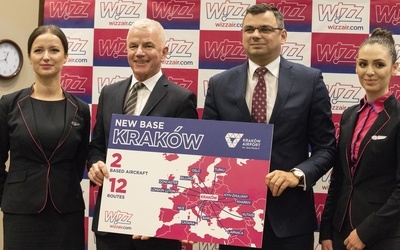 Wizz Air będzie latać z Krakowa