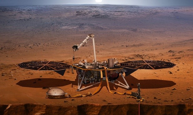 W poniedziałek na Marsie wyląduje amerykańska sonda InSight