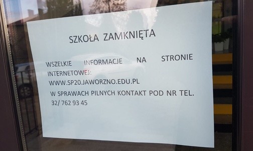 Zamknięto SP20 w Jaworznie [ZDJĘCIA]