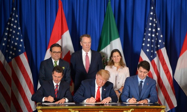 Przywódcy USA, Kanady i Meksyku podpisali nowy układ handlowy 