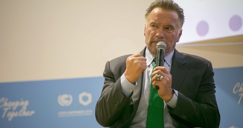 Schwarzenegger na COP24: Zmiany klimatu to problem na dziś, a nie na przyszłość