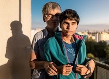 Wanda Wajda i jej adoptowana córka, Scholastyka.