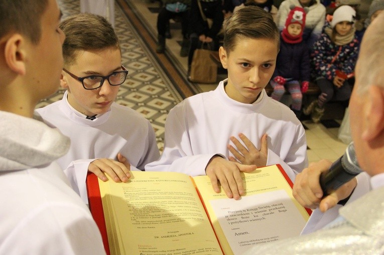 Nowi lektorzy i św. Mikołaj w Ciężkowicach