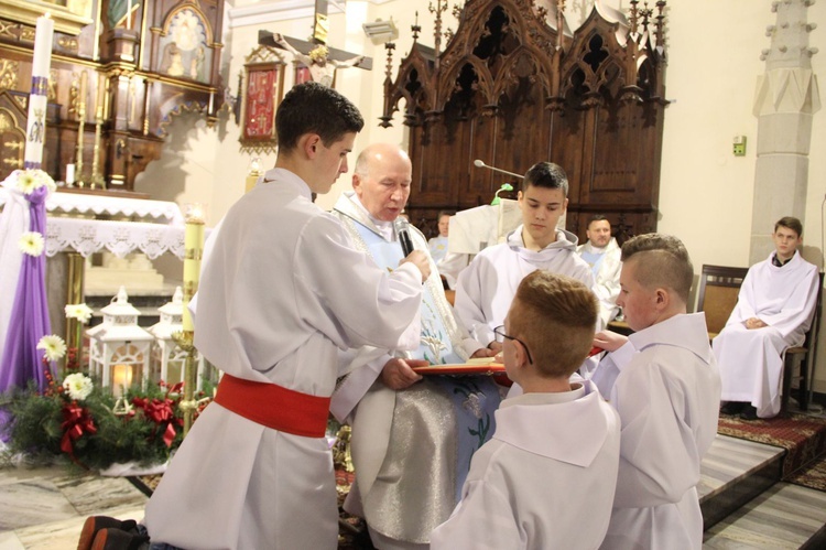 Nowi lektorzy i św. Mikołaj w Ciężkowicach