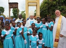 Biskup w Afryce