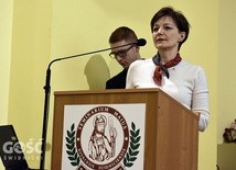 Barbara Engel w czasie konferencji w świdnickim seminarium