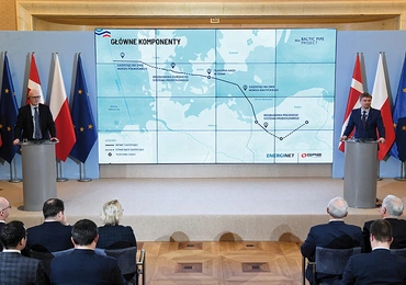 Gazociąg biegnący po dnie Bałtyku będzie miał 275 km długości. Ma on uniezależnić Polskę od dostaw gazu z Rosji.