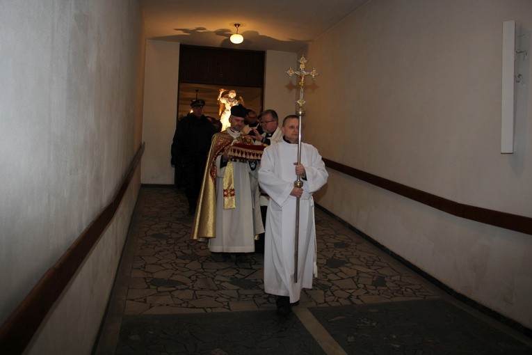 Powitanie figury św. Michała Archanioła w Kutnie