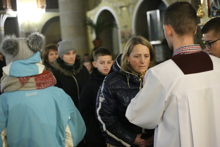 Czuwanie młodzieży w Ołpinach