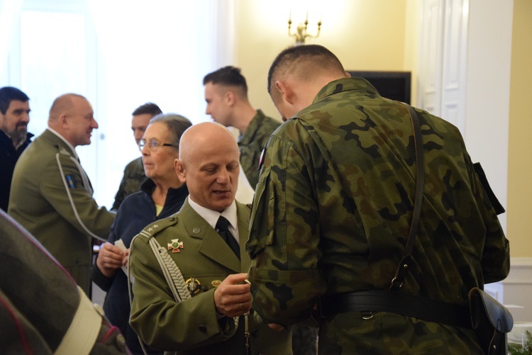 Spotkanie opłatkowe Ułanów Jazłowieckich w Szymanowie