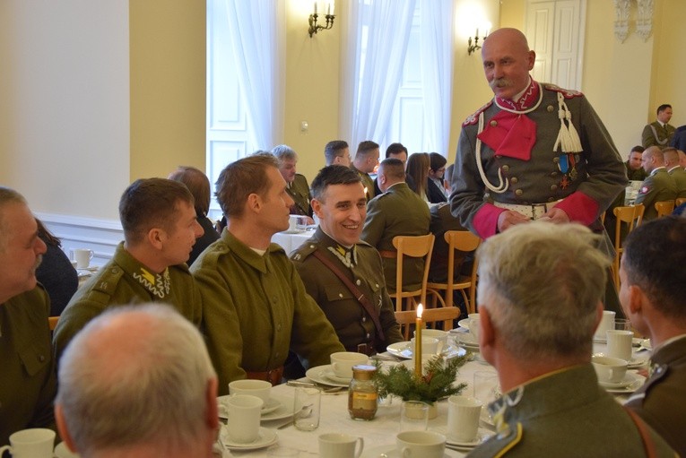 Spotkanie opłatkowe Ułanów Jazłowieckich w Szymanowie