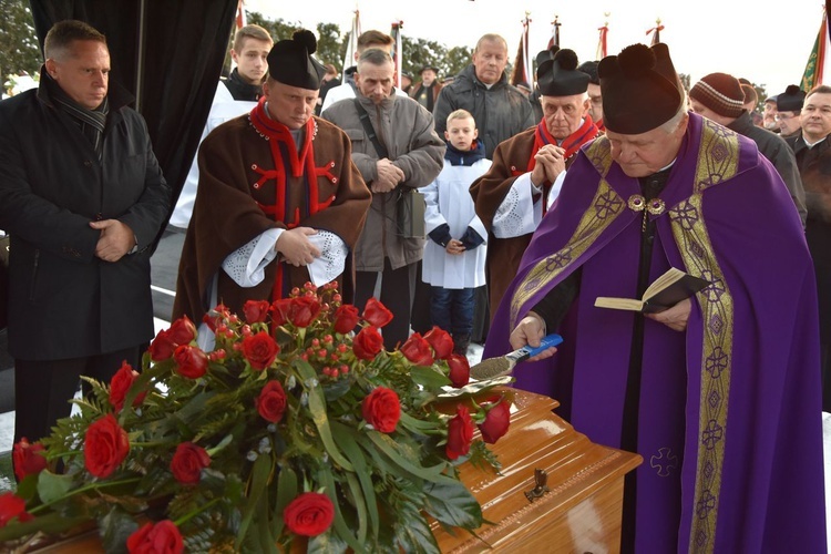 Uroczystości pogrzebowe śp. Józefa Gacka