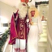▲	Ania Orlicz i Łukasz Wylężek, założyciele Dzieła Świętego Mikołaja z Nakła Śl., które od lat pomaga setkom ludzi  na całym świecie.