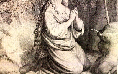 Obrazek św. Idy z Toggenburga z kolekcji Romana Sękowskiego.