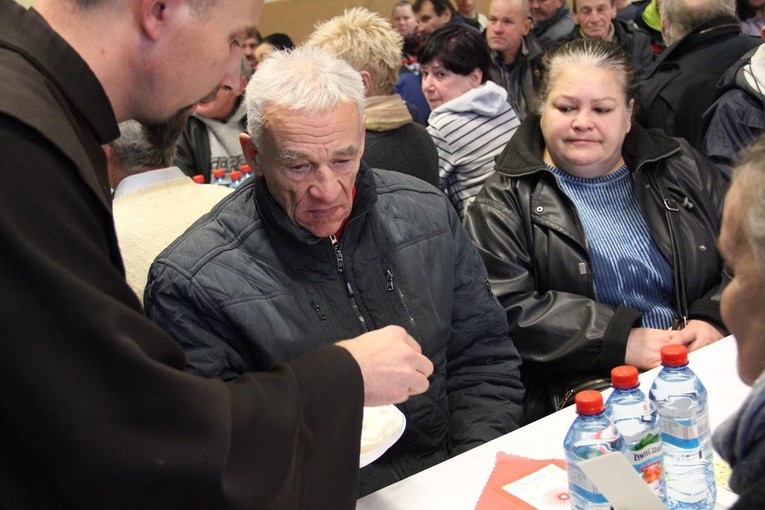 Wigilia dla ubogich u franciszkanów