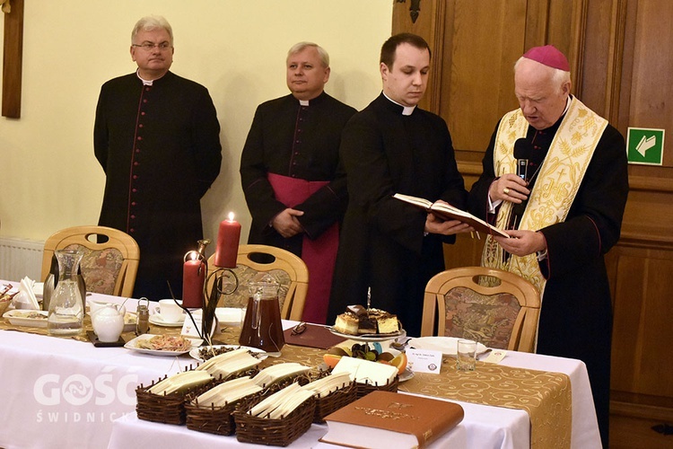 Spotkanie opłatkowe w świdnickim seminarium