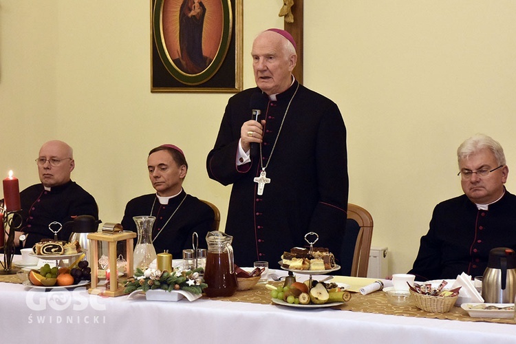 Spotkanie opłatkowe w świdnickim seminarium