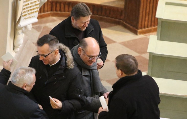 Spotkanie opłatkowe księży