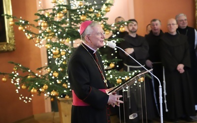 Opłatkowe spotkanie kapłanów i sióstr zakonnych z metropolitą krakowskim