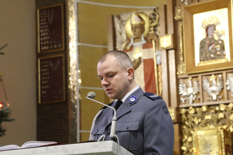 Świąteczne spotkanie policjantów