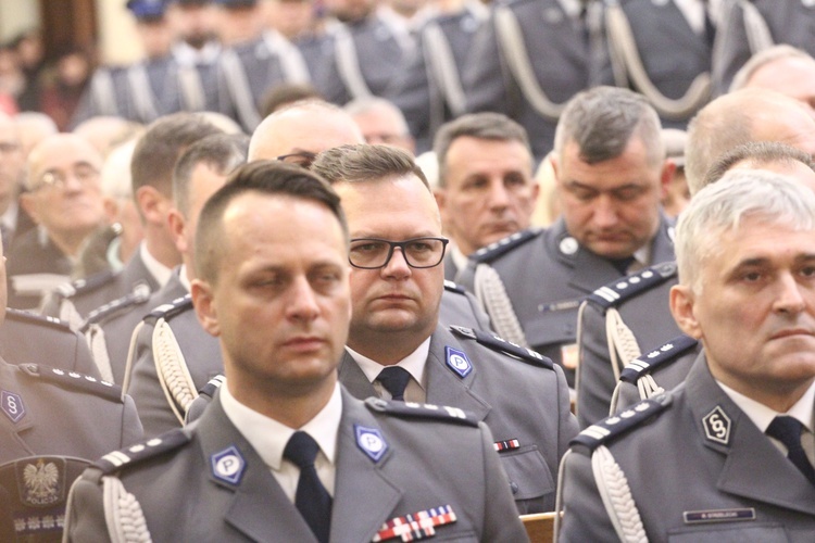 Świąteczne spotkanie policjantów