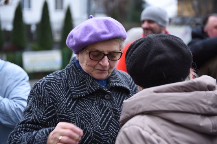 Wigilia na grybowskim rynku