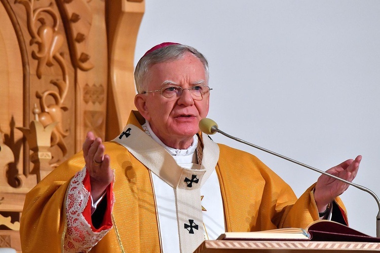 Abp Marek Jędraszewski na Krzeptówkach