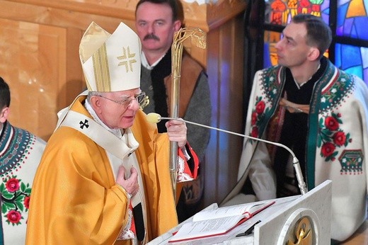 Abp Marek Jędraszewski na Krzeptówkach